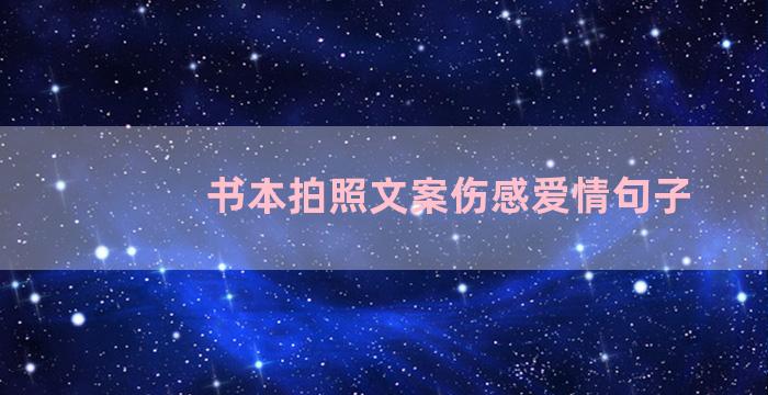 书本拍照文案伤感爱情句子